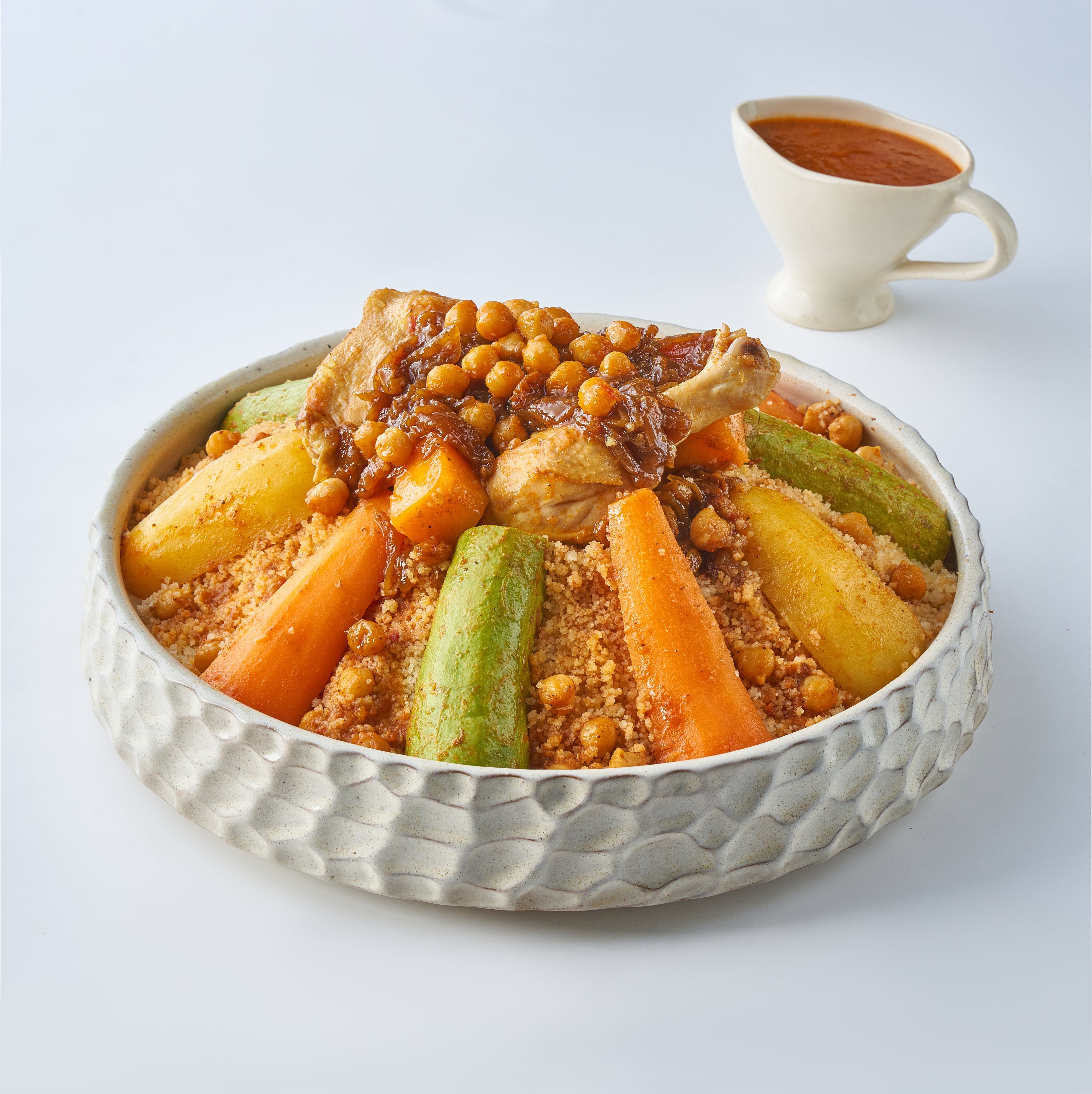 Couscous Chicken with Tfaya