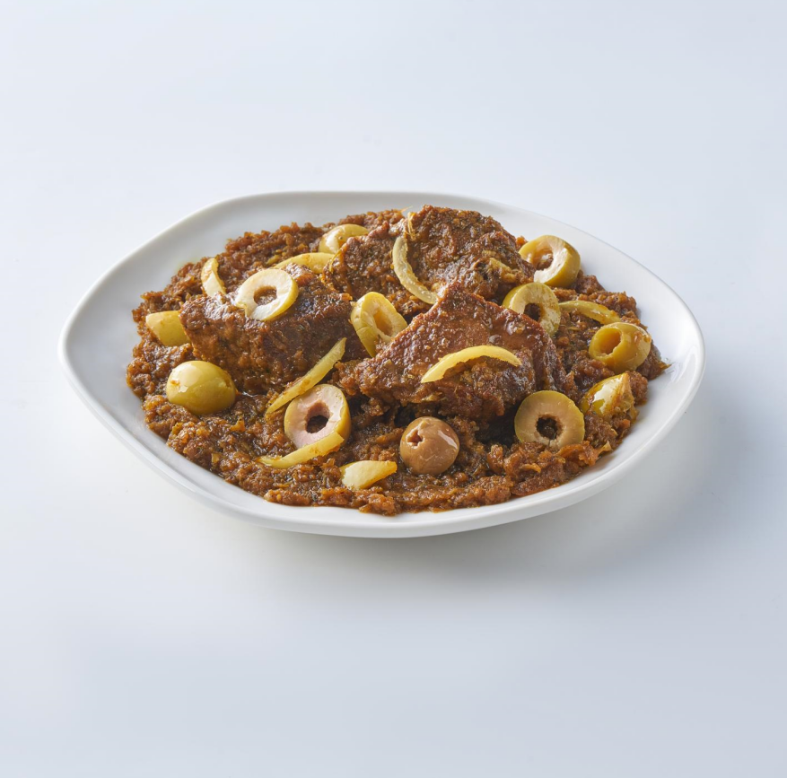 Beef Tajines with olives & Lemon confit